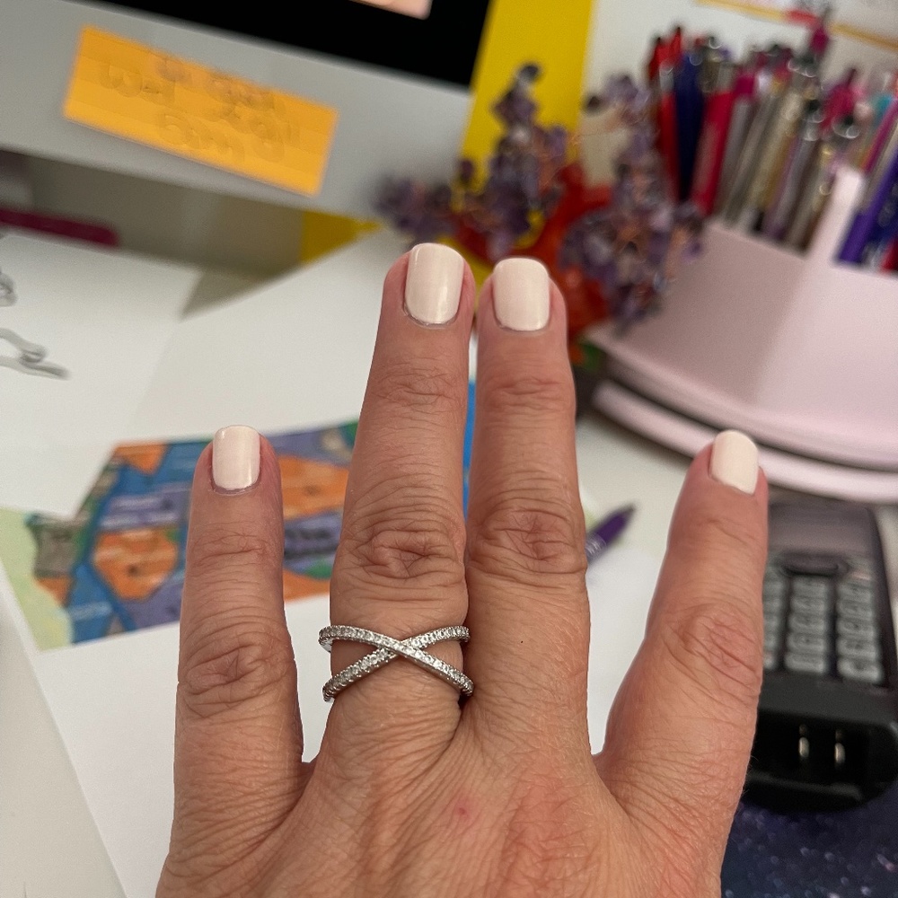 CZ X ring size 7